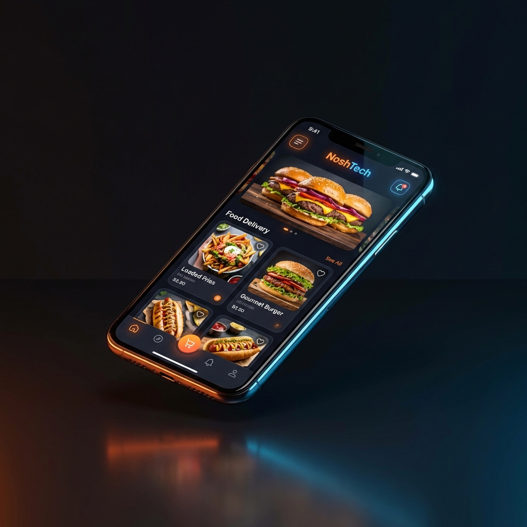 App de FoodTrack Mockup